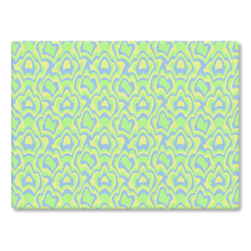 Funky Pattern - glass chopping board by Kaleiope Studio