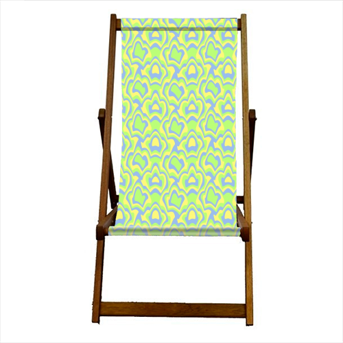 Funky Pattern - canvas deck chair by Kaleiope Studio