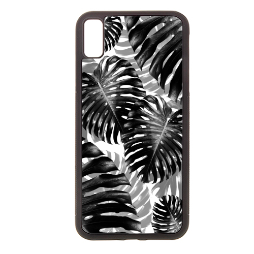 Tropical Monstera Jungle Leaves Pattern #3 #tropical #decor #art - stylish phone case by Anita Bella Jantz