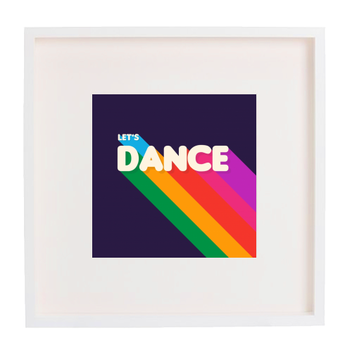 LET"S DANCE - framed poster print by Ania Wieclaw