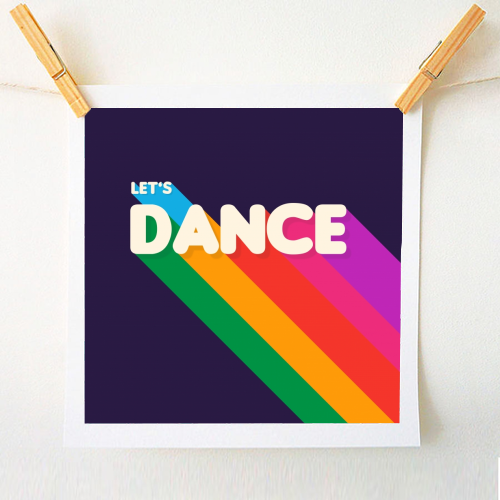 LET"S DANCE - A1 - A4 art print by Ania Wieclaw