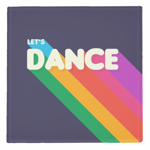 LET"S DANCE - personalised beer coaster by Ania Wieclaw
