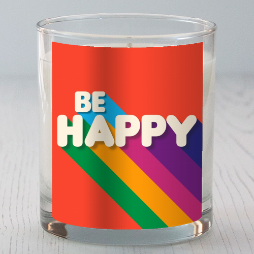 BE HAPPY - scented candle by Ania Wieclaw