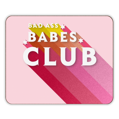 BAD ASS BABES CLUB - designer placemat by Ania Wieclaw