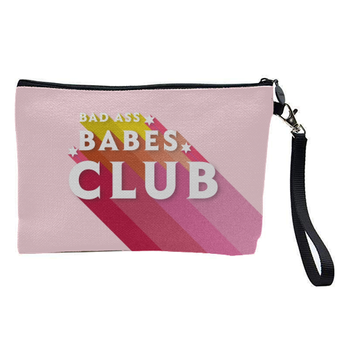 BAD ASS BABES CLUB - pretty makeup bag by Ania Wieclaw