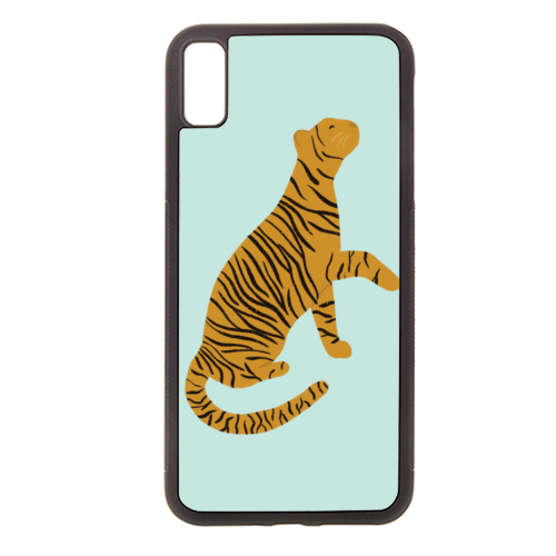 Mirrored Tigers - stylish phone case by Ella Seymour