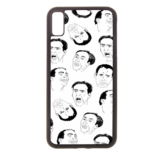 Cage gives good face - stylish phone case by kirstin stride