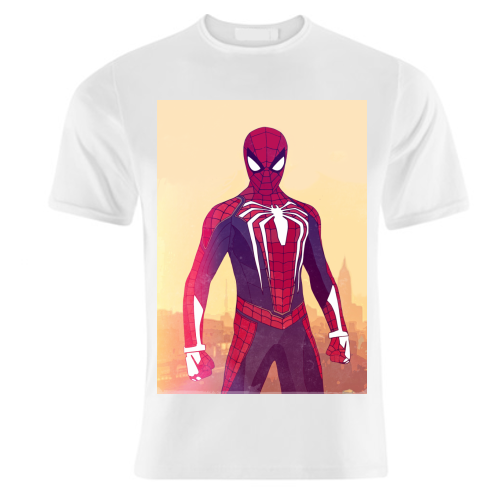 Spiderman "Personalised" T-SHIRT T SHIRT TEE Marvel Comics Spider Birthday Gift 