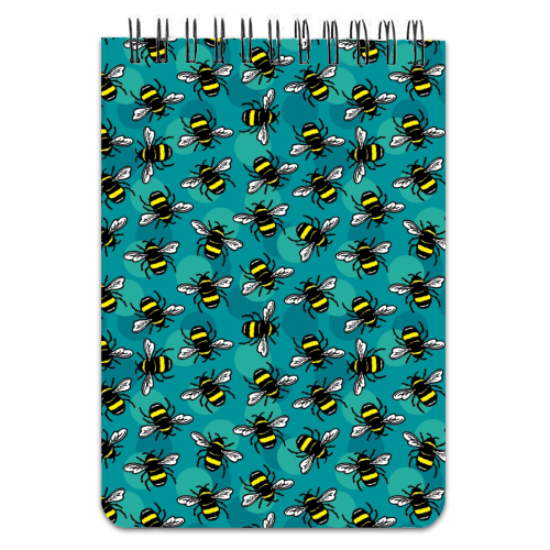 Bumble Bees - personalised A4, A5, A6 notebook by Vicky Day