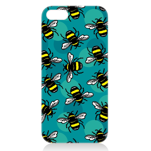 Bumble Bees - unique phone case by Vicky Day
