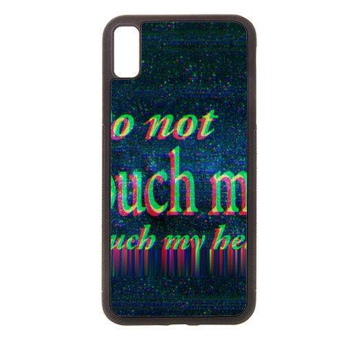 Do not touch me! - stylish phone case by DejaReve