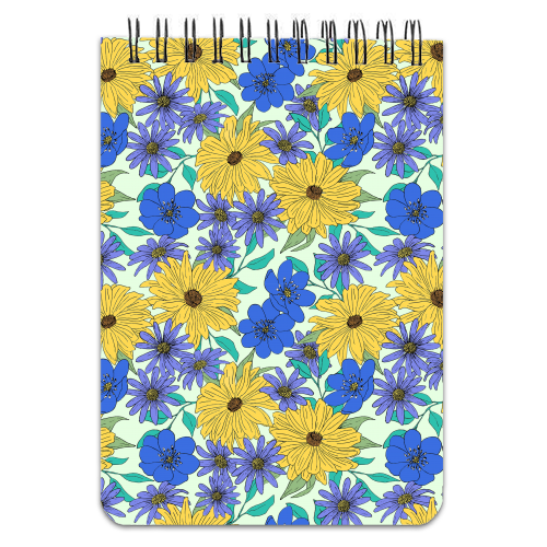 Bright Florals - personalised A4, A5, A6 notebook by Kayleigh Mace