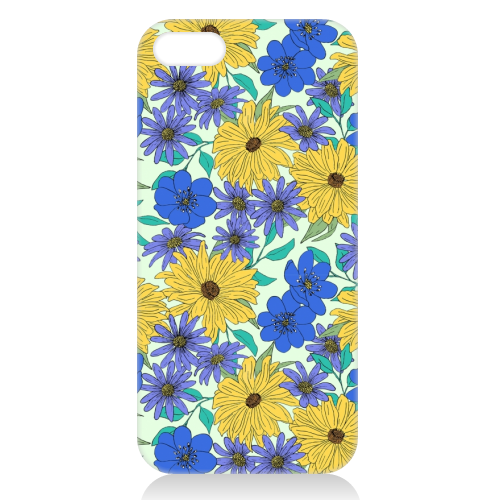 Bright Florals - unique phone case by Kayleigh Mace