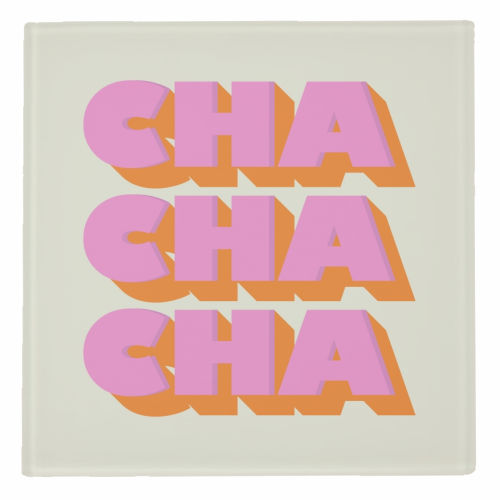 CHA CHA CHA - personalised beer coaster by Ania Wieclaw