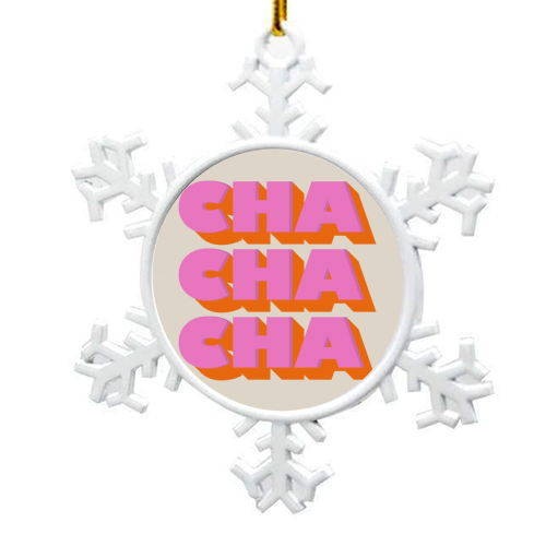 CHA CHA CHA - snowflake decoration by Ania Wieclaw
