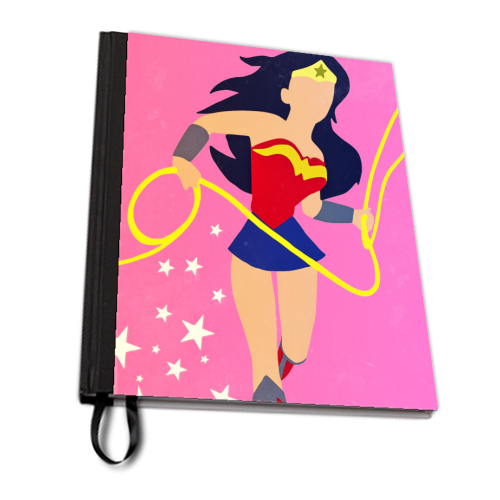 DC Universe - Wonder Woman. - personalised A4, A5, A6 notebook by Danny Welch
