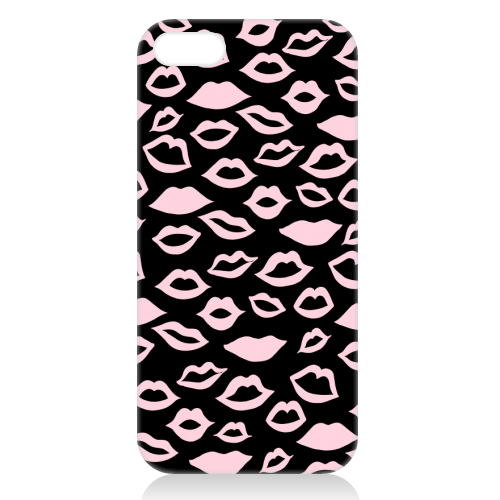 Blush Pink Lips Pattern Glam #2 #minimal #decor #art - unique phone case by Anita Bella Jantz