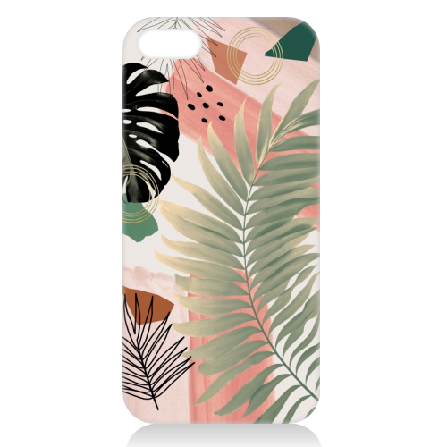 Palm Leaf Summer Glam #1 #tropical #decor #art - unique phone case by Anita Bella Jantz