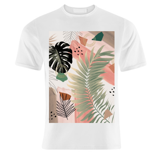Palm Leaf Summer Glam #1 #tropical #decor #art - unique t shirt by Anita Bella Jantz