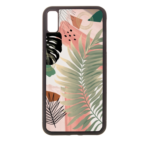 Palm Leaf Summer Glam #1 #tropical #decor #art - Stylish phone case by Anita Bella Jantz