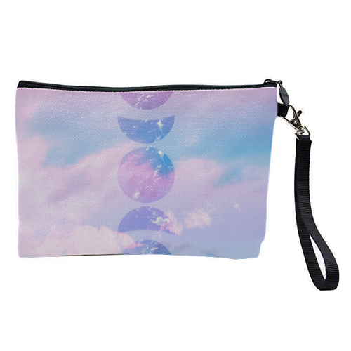 Unicorn Pastel Clouds Moon Phases #1 #decor #art - pretty makeup bag by Anita Bella Jantz