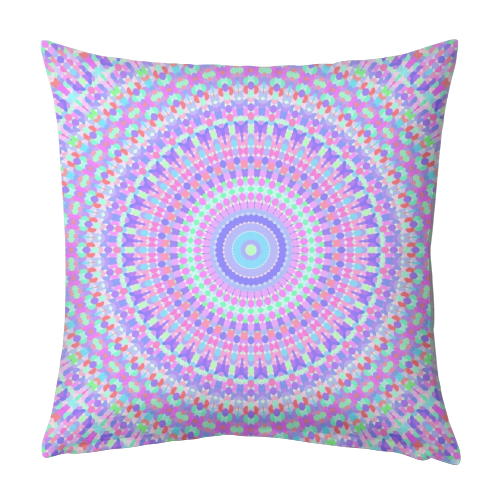Groovy Mandala - designed cushion by Kaleiope Studio