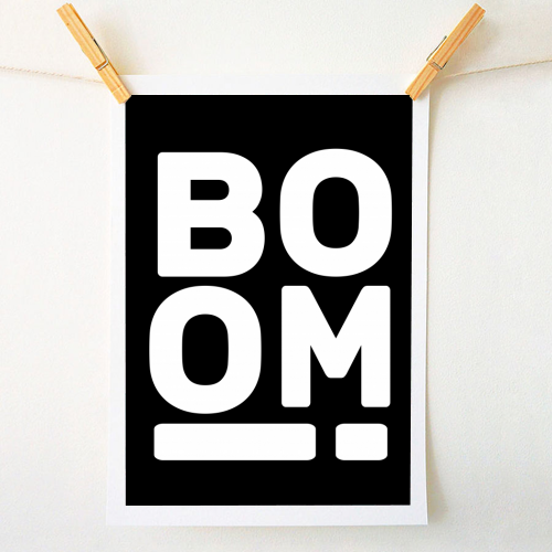 Boom - A1 - A4 art print by The Native State