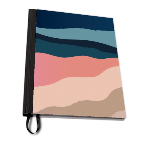 Mountain Range - personalised A4, A5, A6 notebook by The Native State