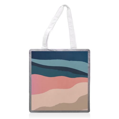 Mountain Range - printed tote bag by The Native State