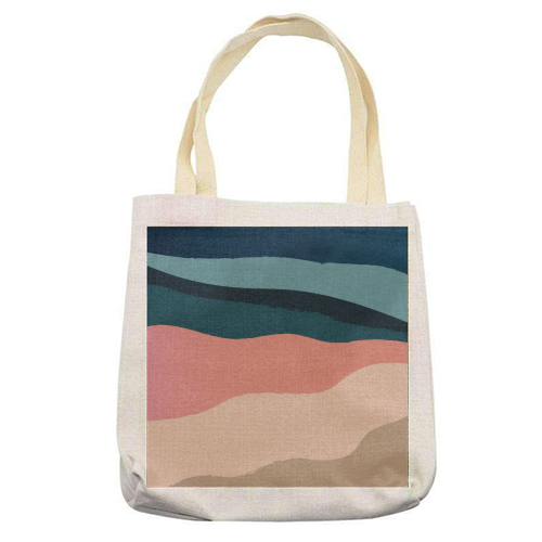 Mountain Range - printed tote bag by The Native State