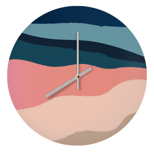Mountain Range - quirky wall clock by The Native State