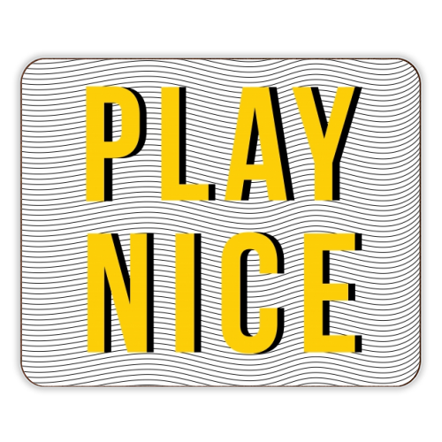 Play Nice - designer placemat by The Native State