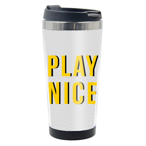 Play Nice - photo water bottle by The Native State