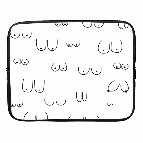 Boobs - designer laptop sleeve by The Native State