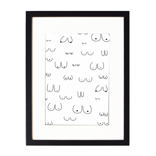 Boobs - framed poster print by The Native State