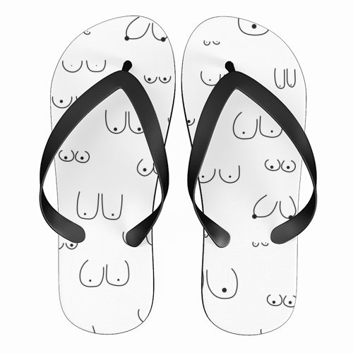 Boobs - funny flip flops by The Native State