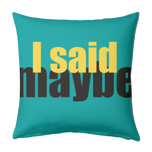 Wonderwall quote - designed cushion by Cheryl Boland