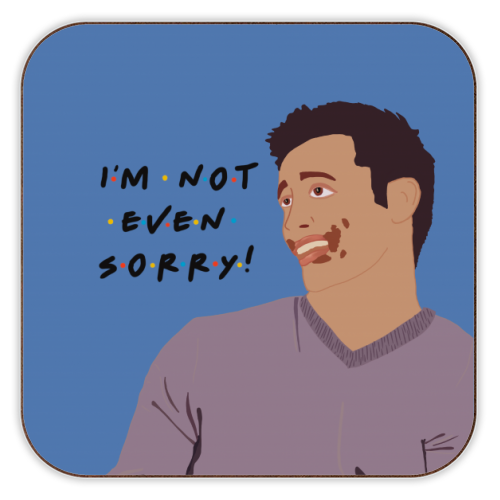 Joey Tribbiani - personalised beer coaster by Cheryl Boland