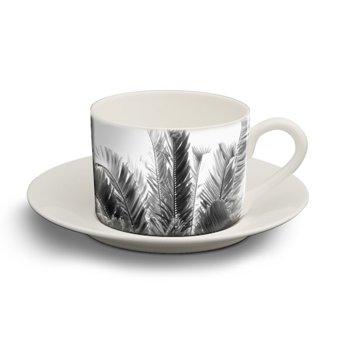 Tropical Leaves Dream #3 #tropical #decor #art - personalised cup and saucer by Anita Bella Jantz