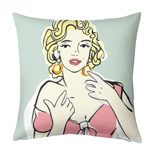 Marilyn - designed cushion by Bec Broomhall