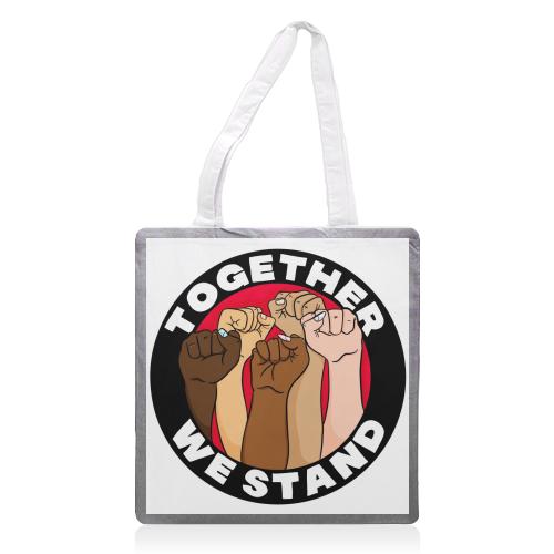 Together We Stand - printed tote bag by Alice Palazon