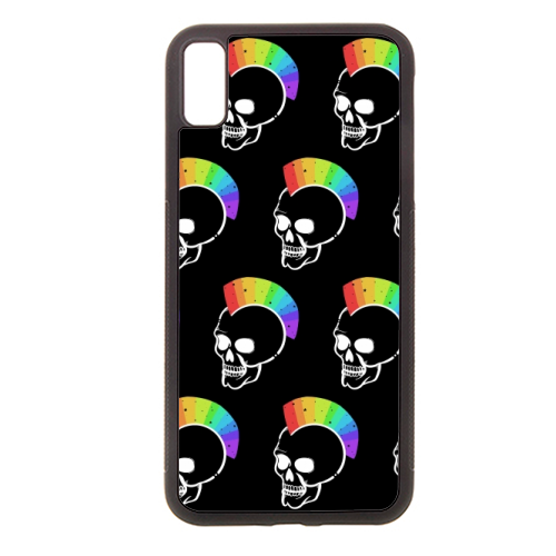 Rainbow Skulls - stylish phone case by Alice Palazon