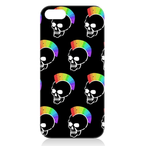 Rainbow Skulls - unique phone case by Alice Palazon