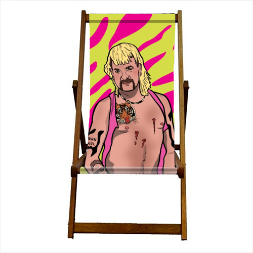 Hey Tiger - canvas deck chair by Niomi Fogden