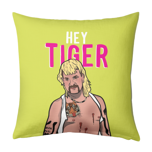Hey Tiger - designed cushion by Niomi Fogden