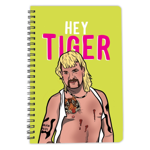 Hey Tiger - personalised A4, A5, A6 notebook by Niomi Fogden
