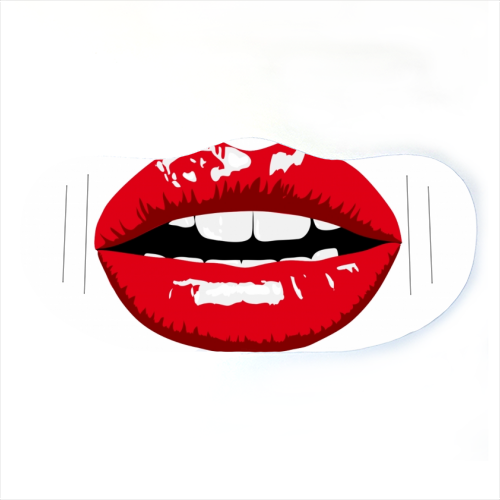 LIPS - face cover mask by Wallace Elizabeth