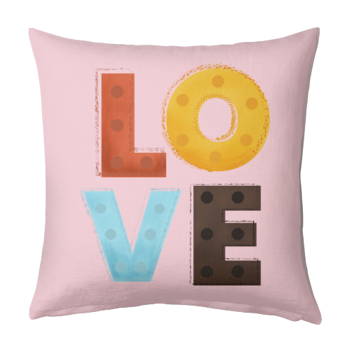 LOVE - designed cushion by Ania Wieclaw