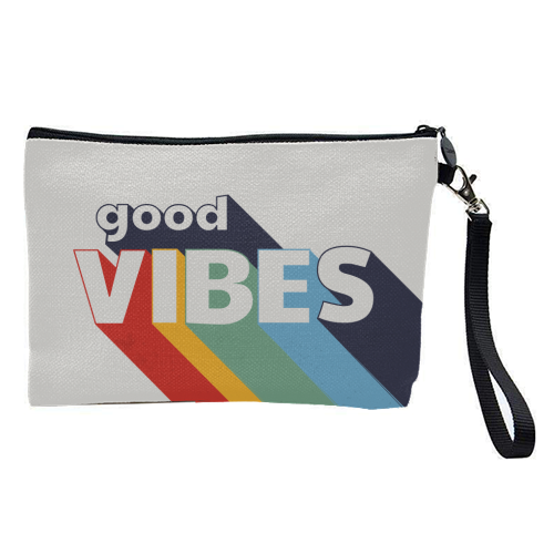 GOOD VIBES - pretty makeup bag by Ania Wieclaw