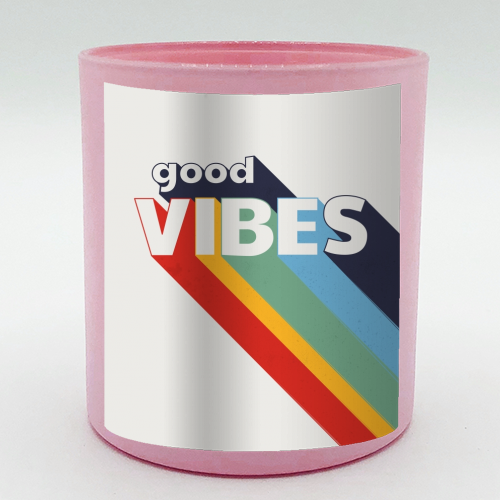 GOOD VIBES - scented candle by Ania Wieclaw
